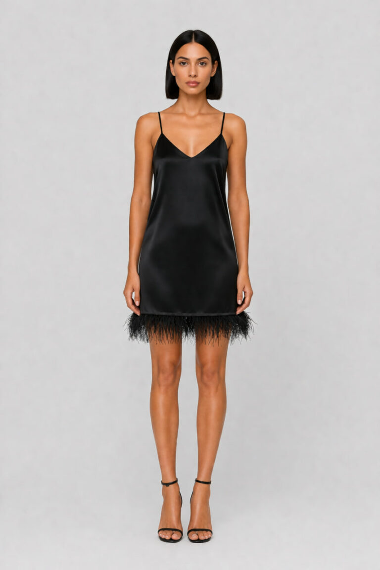 BOBRAND Women's Dress in Black – Viscose “Radiant Woman” – Dress - image 2